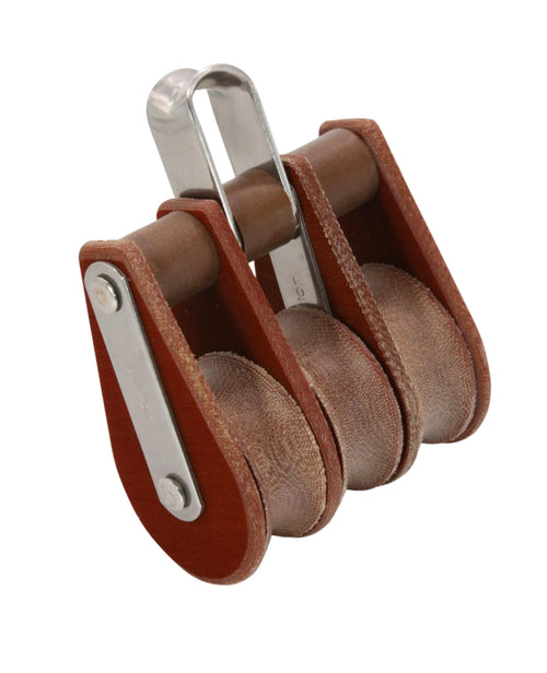 TUPHblox – Tufnol Triple Block With Bow – 45mm (1 3/4″) T03310