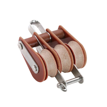 TUPHblox – Tufnol Triple Block With Bow + Becket – 45mm (1 3/4″) T03311