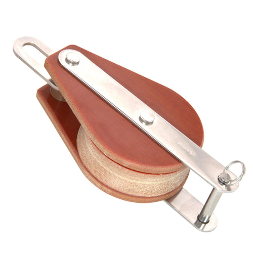 TUPHblox – Tufnol Single Block With Eye + Becket – 64mm (2 1/2″) T06181
