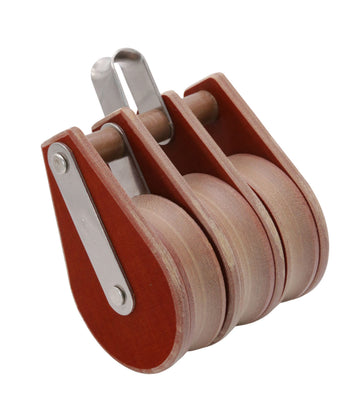 TUPHblox – Tufnol Triple Block With Bow – 58mm (2 5/16″) T04310