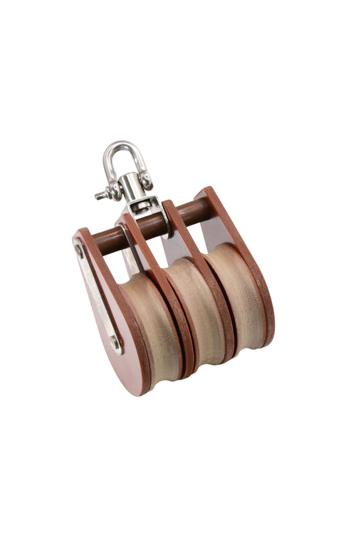 TUPHblox – Tufnol Triple Block With Swivel – 58mm (2 5/16″) T04330