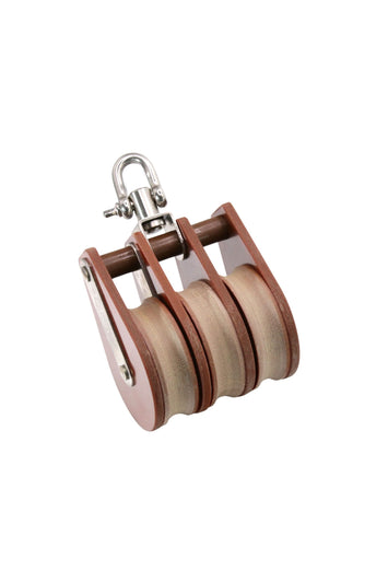 TUPHblox – Tufnol Triple Block With Swivel – 64mm (2 1/2″) T06330