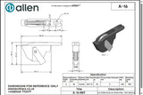Allen公式図面・取扱説明書 (A..16-)