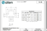 Allen公式図面・取扱説明書 (A..26-4)