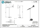 Allen公式図面・取扱説明書 (A..71R)