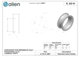 Allen公式図面・取扱説明書 (A..82-14)