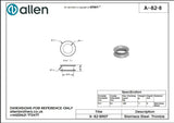 Allen公式図面・取扱説明書 (A..82-8)