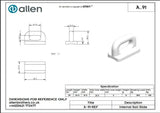 Allen公式図面・取扱説明書 (A..91)
