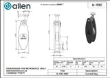 Allen公式図面・取扱説明書 (A..93C)