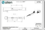 Allen公式図面・取扱説明書 (A.171M)