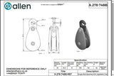 Allen公式図面・取扱説明書 (A.278-74BB)
