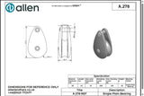 Allen公式図面・取扱説明書 (A.278-)