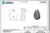 Allen公式図面・取扱説明書 (A.278BB)