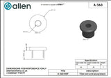 Allen公式図面・取扱説明書 (A.360)