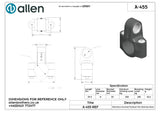 Allen公式図面・取扱説明書 (A.455)