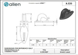 Allen公式図面・取扱説明書 (A.535)