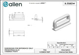 Allen公式図面・取扱説明書 (A.558DW)