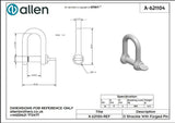 Allen公式図面・取扱説明書 (A-621104)