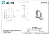 Allen公式図面・取扱説明書 (A-621105)