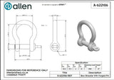 Allen公式図面・取扱説明書 (A-622106)