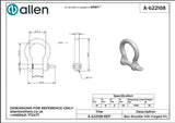 Allen公式図面・取扱説明書 (A-622108)