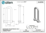 Allen公式図面・取扱説明書 (A-623110)