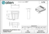 Allen公式図面・取扱説明書 (A.751)
