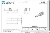 Allen公式図面・取扱説明書 (A.102)