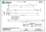 Allen公式図面・取扱説明書 (A1715)