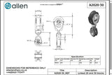 Allen公式図面・取扱説明書 (A2020-30)