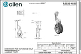 Allen公式図面・取扱説明書 (A2020-4035)
