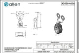 Allen公式図面・取扱説明書 (A2020-4036)