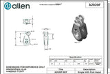 Allen公式図面・取扱説明書 (A2020F)
