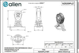 Allen公式図面・取扱説明書 (A2020PLZ)