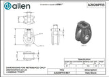 Allen公式図面・取扱説明書 (A2020PTi3)