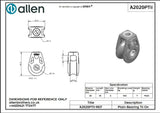 Allen公式図面・取扱説明書 (A2020PTII)