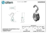 Allen公式図面・取扱説明書 (A2020SHK)