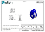 Allen公式図面・取扱説明書 (A2020XHL)