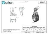 Allen公式図面・取扱説明書 (A2021F)
