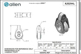 Allen公式図面・取扱説明書 (A2021HL)