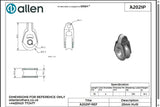 Allen公式図面・取扱説明書 (A2021P)