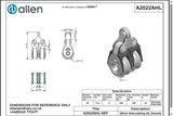 Allen公式図面・取扱説明書 (A2022AHL)