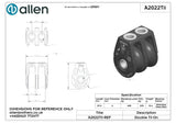 Allen公式図面・取扱説明書 (A2022Tii-)