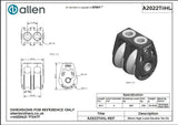 Allen公式図面・取扱説明書 (A2022TiiHL)
