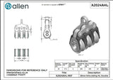 Allen公式図面・取扱説明書 (A2024AHL)