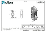 Allen公式図面・取扱説明書 (A2028HL)
