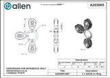 Allen公式図面・取扱説明書 (A2030R3)
