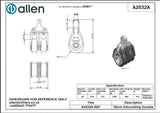 Allen公式図面・取扱説明書 (A2032A)