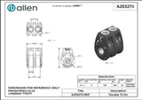 Allen公式図面・取扱説明書 (A2032Tii-)