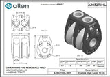 Allen公式図面・取扱説明書 (A2032TiiHL)